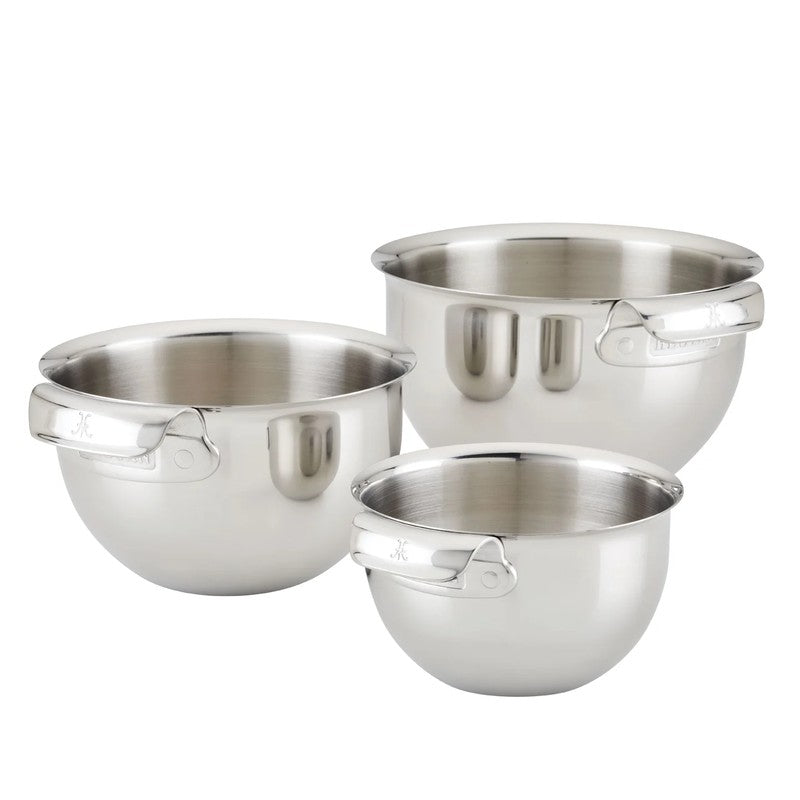 Hestan Provisions Stainless Steel 3-Piece Mixing Bowl Set