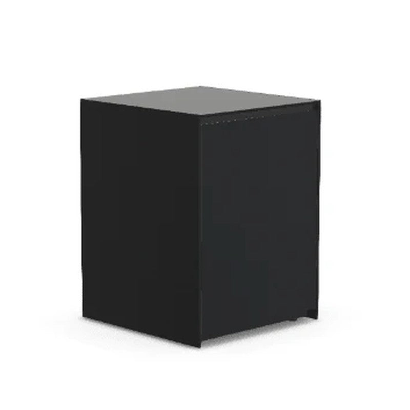 Fontana Ignes Magnelis® Steel Door Cabinet 65 with Porcelain Ceramic Worktop, Black