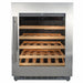 CELLA Kitchenline Stainless Steel Undercounter Wine Cooler 600mm, Stainless Steel