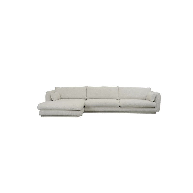 Cane-line Bloom 3-Seater Sofa with Chaise Longue & Plinth