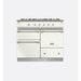 Lacanche Macon LG1053CTCTYB 100cm Dual Fuel Range Cooker, Chantilly & Brass