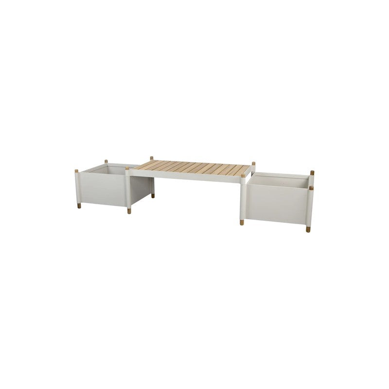 Sticks Bench with 2 Planters
