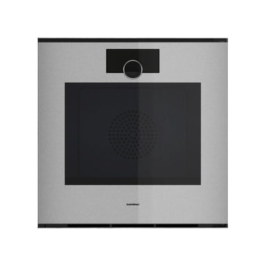 Gaggenau Minimalistic Series GO250130 60cm Sterling Built-In Single Oven, Right Hand Hinge