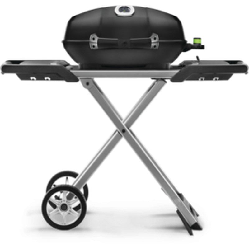 Napoleon TravelQ™ PRO285EX Cast Aluminium Portable Electric Grill with Scissor Cart, All-Black