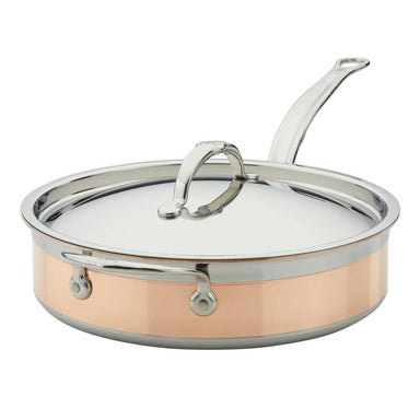 Hestan CopperBond Copper Saute Pan with Lid