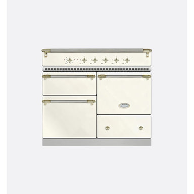 Lacanche Classic Macon LVI1053CTIVA 100cm Induction Range Cooker, Ivory & Brass