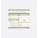 Lacanche Classic Macon LVI1053CTIVA 100cm Induction Range Cooker, Ivory & Brass