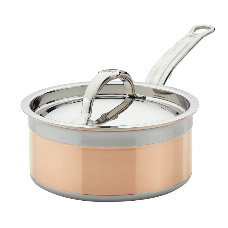 Hestan CopperBond Copper Saucepan with Lid