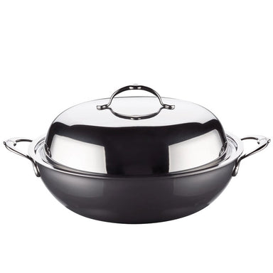 Hestan NanoBond Titanium Stainless Steel Wok with Lid