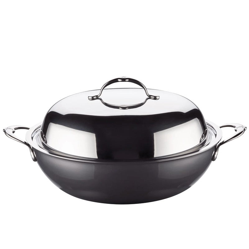 Hestan NanoBond Titanium Stainless Steel Wok with Lid