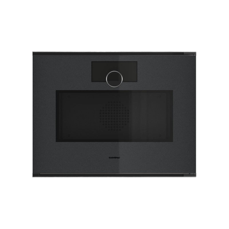 Gaggenau Minimalist Series GM251100 Built-In Combination Microwave Oven, Onyx