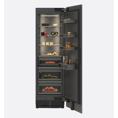 Gaggenau Vario Cooling Express Series RVC467190 61cm Fully Integrated Fridge, Dark Brushed Stainless Steel