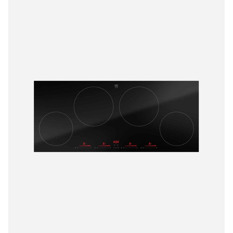 V-Zug V4000 CookTop I904 Ceramic Induction Hob 90cm, Black