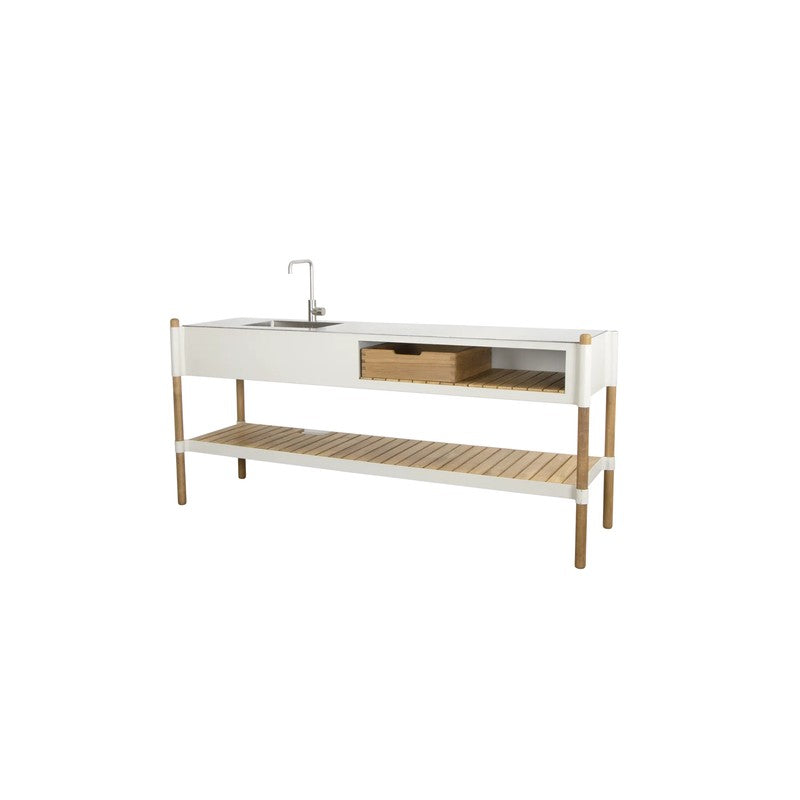 Sticks Kitchen with Teak Shelf