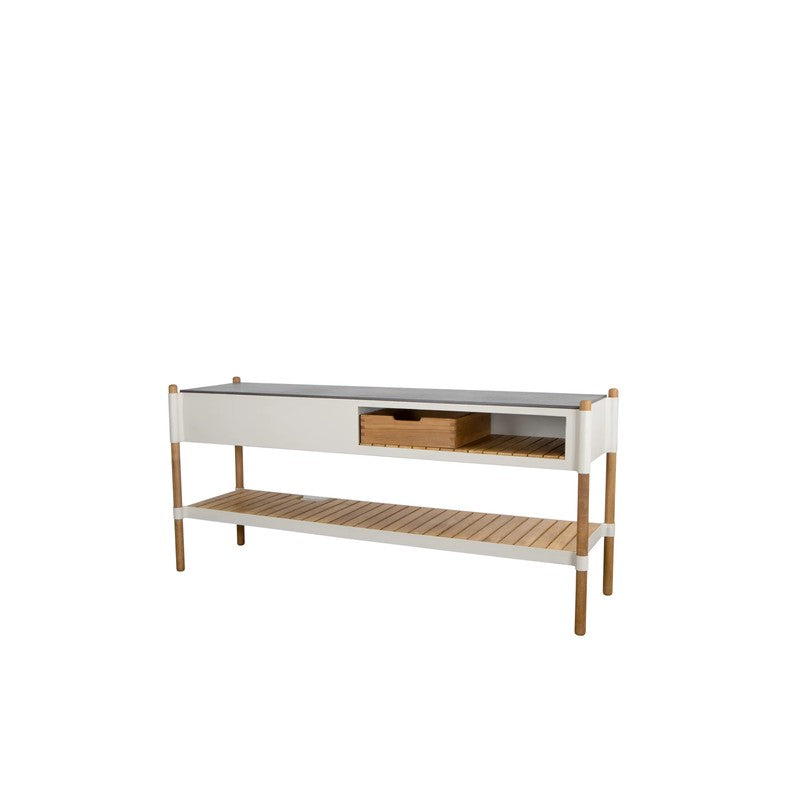 Sticks Kitchen with Teak Shelf