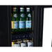 CELLA Kitchenline BV18B-TO Glass Beverage Fridge 51L, Black Glass