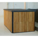 Cane-line Combine Large Cushion Box, Black & Teak