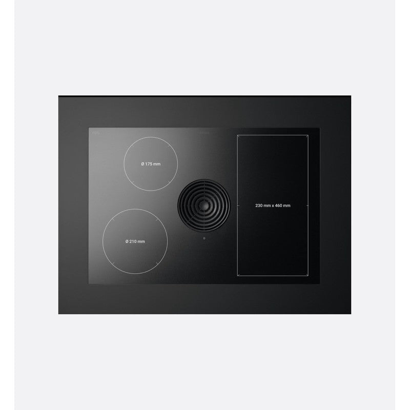 Bora M Pure PURMU2R Ceramic Venting Induction Hob 80cm, Rough Black