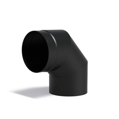 Adezz Forno Stovepipe Connector 200 Steel Stovepipe Connector, Black