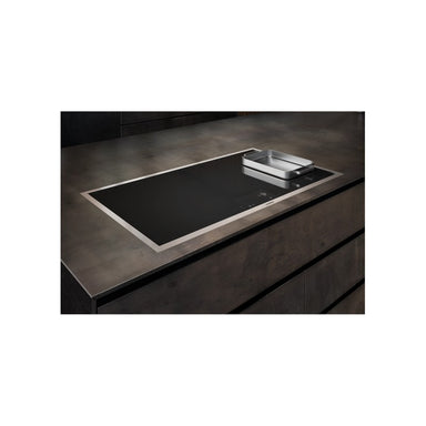 Gaggenau 400 Series CX492111 90cm Induction Cooktop, Black with Stainless Steel Trim