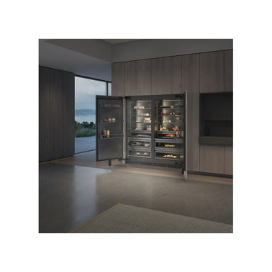 Gaggenau Vario Cooling Express Series RVC497190 90cm Fully Integrated Fridge, Dark Brushed Stainless Steel