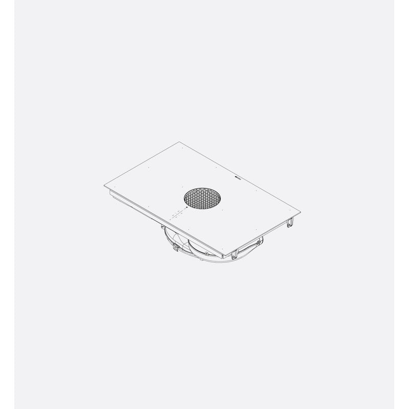 Bora PUXA2R X Pure 83cm Venting Induction Hob, Rough Black