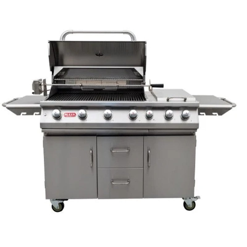 Bull 7 Burner Premium Gas Barbecue with Cart