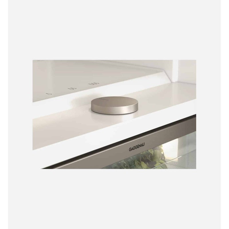 Gaggenau 200 Series RT289370 Aluminium Built-In Vario Fridge-Freezer 56cm