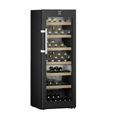 Liebherr Vinidor WPbsi 5052 Steel Wine Cabinet 131 Bottle, Black