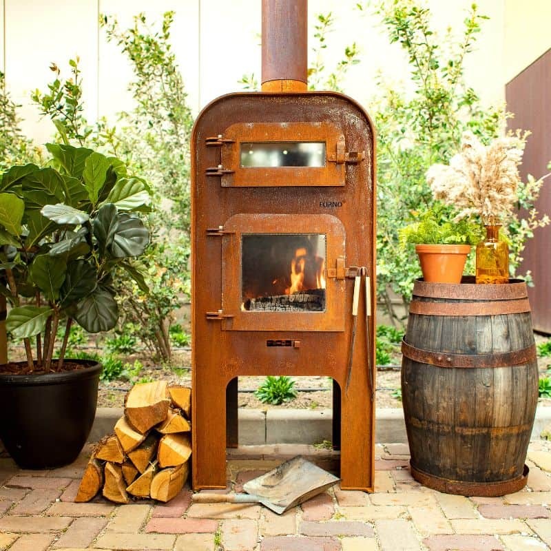 Adezz Forno GAP Corten Steel Outdoor Fireplace & Pizza Oven