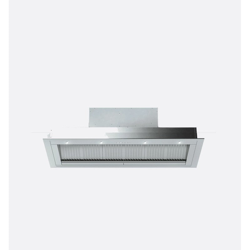 Lacanche BFUG1500INSETTWIN Stainless Steel Built-In Twin Motor Canopy Hood 150cm with Remote Control