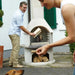 Buschbeck Elba Masonry Barbecue, White Quartz & Stainless Steel