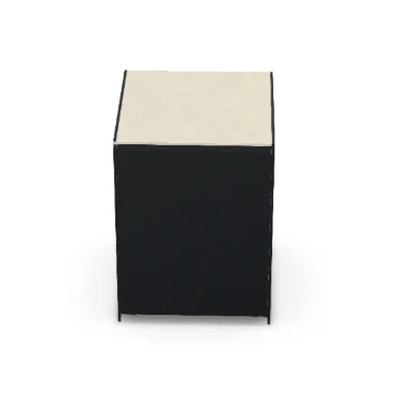 Fontana Ignes Magnelis® Steel Door Cabinet 65 with Porcelain Ceramic Worktop, Black
