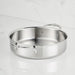 Hestan ProBond Luxe Stainless Steel Sauteuse Pan with Lid, Mirror-Polished