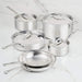 Hestan ProBond Luxe Stainless Steel 6-Piece Cookware Set, Mirror-Polished