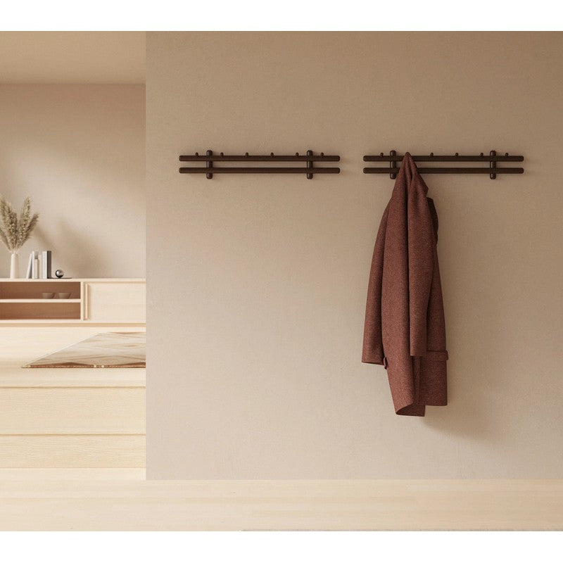 Sticks 80 cm Coat Rack, Dark Brown