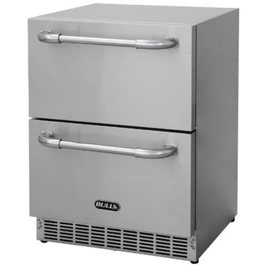 Bull Premium Stainless Steel Double Drawer Fridge 150 Litre
