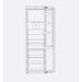 Bora C178KGFS1 56cm Fully Integrated Fridge Icebox with Fixed Hinge