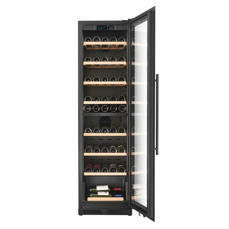 CELLA W75D-BLACK Wine Fridge 71 Bottle, Black