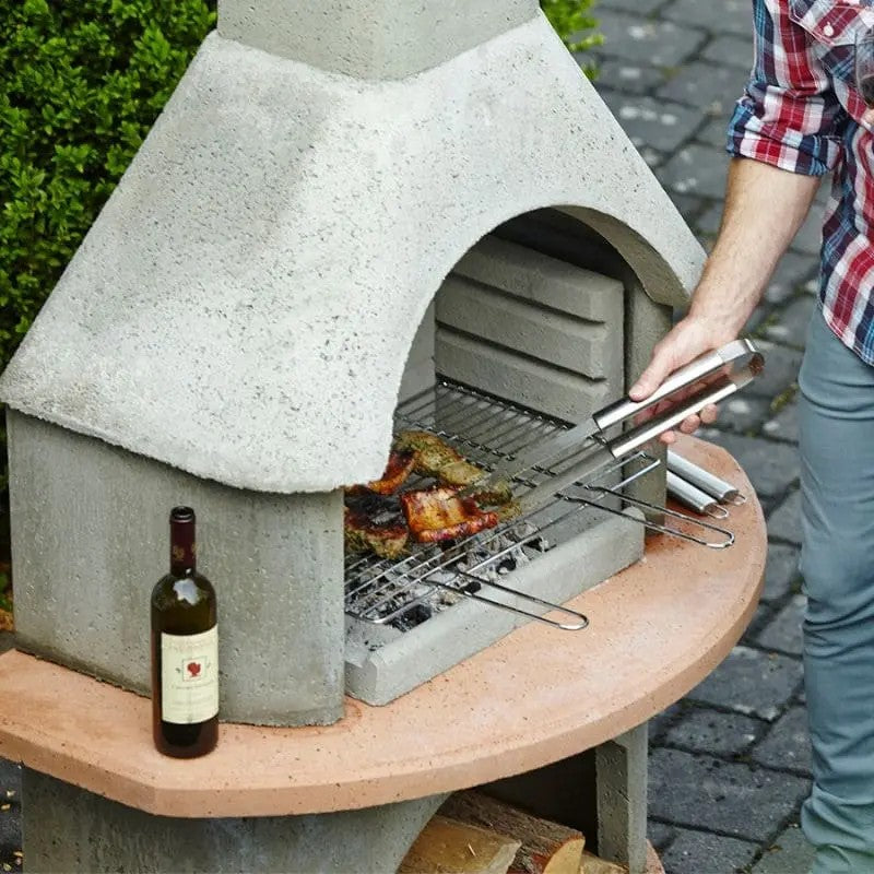 Buschbeck Carmen Masonry Barbecue, Grey & Terracotta