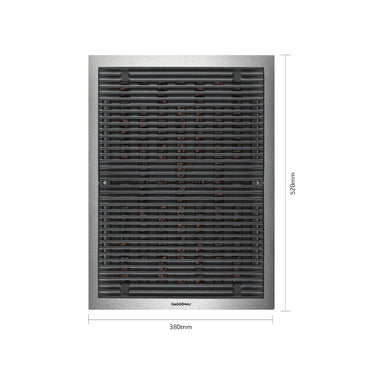 Gaggenau 400 Series VR414115 Stainless Steel Electric Grill Cooktop 38cm
