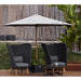 Classic Classic Parasol with Pulley System, 3m