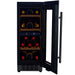 CELLA KITCHENLINE W18D-BH Glass Wine Fridge 18 Bottle, Black