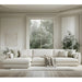Cane-line Bloom 3-Seater Sofa with Chaise Longue & Plinth