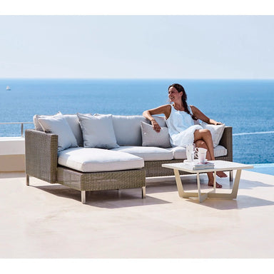 Cane-line Connect Modular Lounge Sofa with Chaise Longue