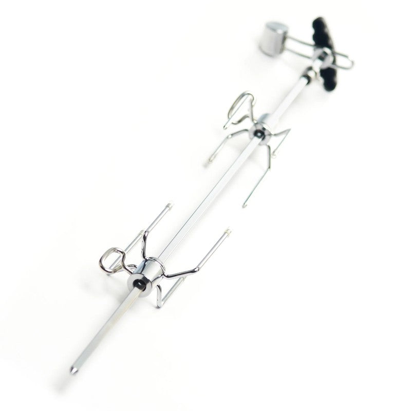 Universal Rotisserie Kit with Motor, Spit Rod & Brackets