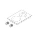 Bora PKCH3 37cm Ceramic Hyper Cooktop 1-Ring/2-Ring