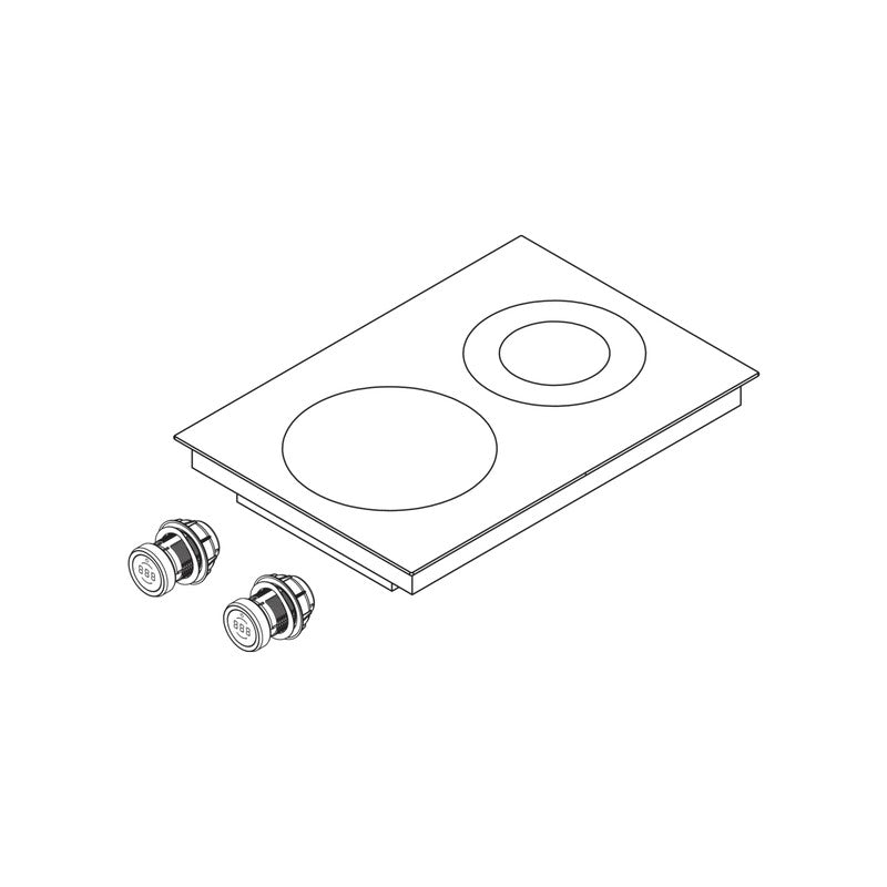 Bora PKCH3 37cm Ceramic Hyper Cooktop 1-Ring/2-Ring