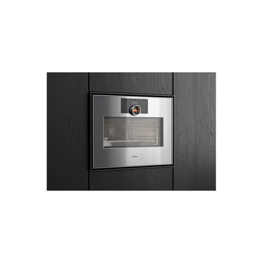 Gaggenau Expressive Series GM450120 Stainless Steel Built-In Combination Microwave Oven, Right Hand Hinge