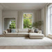 Cane-line Bloom 3-Seater Sofa with Chaise Longue, Left & Plinth
